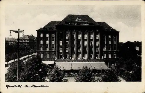 Ak Gliwice Gleiwitz Oberschlesien, Haus Oberschlesien