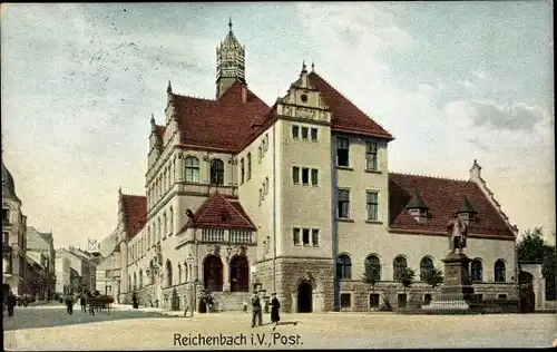 Ak Reichenbach im Vogtland, Post