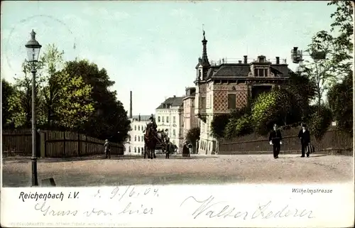 Ak Reichenbach im Vogtland, Wilhelmstraße