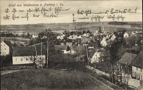 Ak Weißenborn im Erzgebirge, Totale