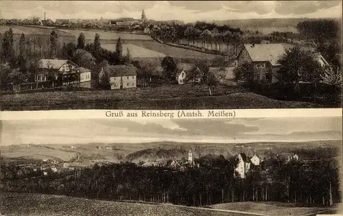 Ak Reinsberg in Sachsen, Teilansichten