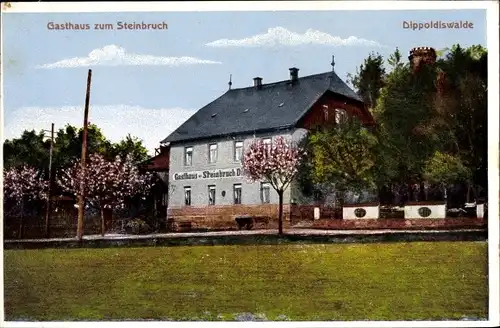 Ak Dippoldiswalde in Sachsen, Gasthaus zum Steinbruch