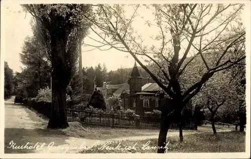 Foto Ak Neukirch in der Lausitz, Kurhotel Georgenbad