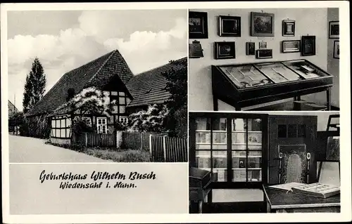 Ak Wiedensahl im Schaumburger Land, Geburtshaus von Wilhelm Busch