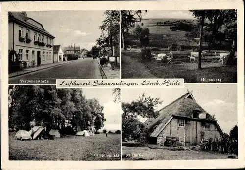 Ak Schneverdingen Lüneburger Heide, Höpenberg, Schäferhof