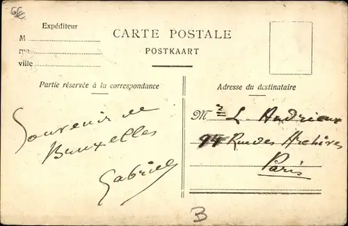 Ak Bruxelles Brüssel, Place Anneessens