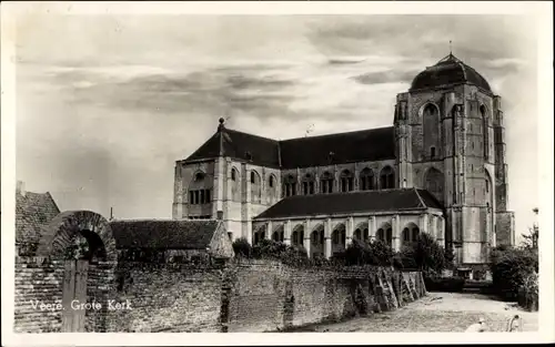 Ak Veere Zeeland Niederlande, Grote Kerk