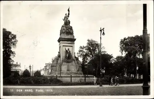 Ak Den Haag Südholland Niederlande, Plein 1813, Monument