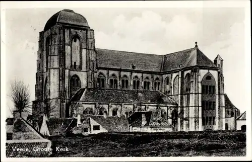 Ak Veere Zeeland Niederlande, Groote Kerk