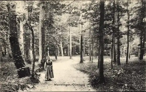 Ak Domburg Veere Zeeland Niederlande, Mantelingen