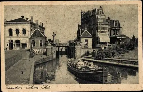 Ak Zaandam Zaanstad Nordholland, Kleine Sluis