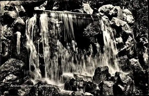 Ak Arnhem Gelderland Niederlande, Waterval Sonsbeek
