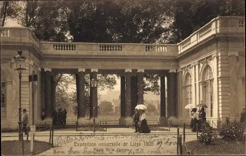 Ak Liège Lüttich Wallonien, Exposition universelle de 1905, Palais de la Femme