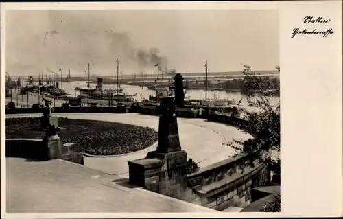 Ak Szczecin Stettin Pommern, Hakenterrasse