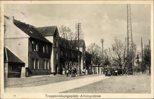 Ak Altengrabow Möckern in Sachsen Anhalt, Truppenübungsplatz
