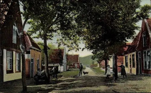 Ak Vlieland Friesland Niederlande, Dorpsstraat