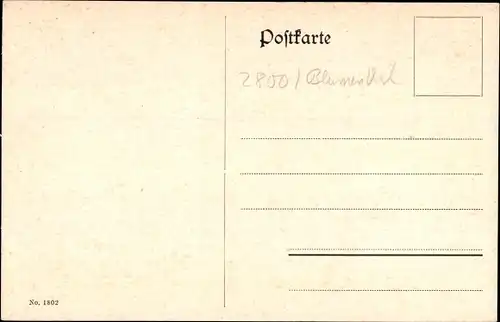 Ak Blumenthal Hansestadt Bremen, Bremische Schweiz, Schloss Schönebeck