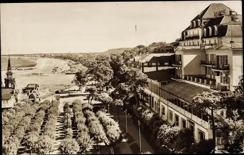 Ak Ostseebad Heringsdorf auf Usedom, Strandpromenade