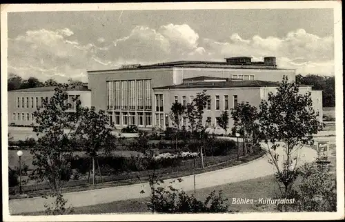 Ak Böhlen in Sachsen, Kulturpalast