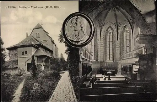 Ak Jena in Thüringen, Schiller's Traukirche