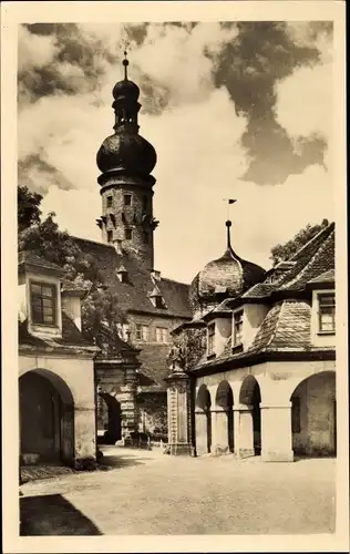 Ak Weikersheim in Tauberfranken, Schloss