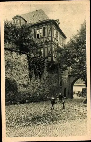 Ak Braunfels an der Lahn, Am Burgweg