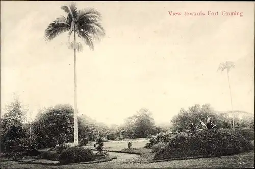 Ak Singapore Singapur, View towards Fort Couning