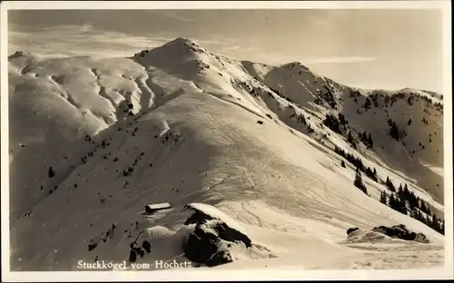 Ak Kitzbühel in Tirol, Stuckkogel vom Hochetz