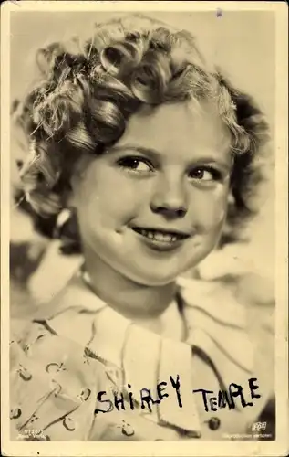 Ak Schauspielerin Shirley Temple, Portrait