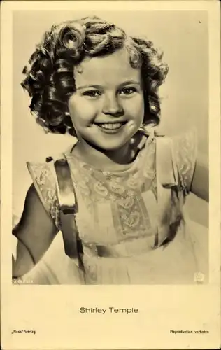 Ak Schauspielerin Shirley Temple, Portrait