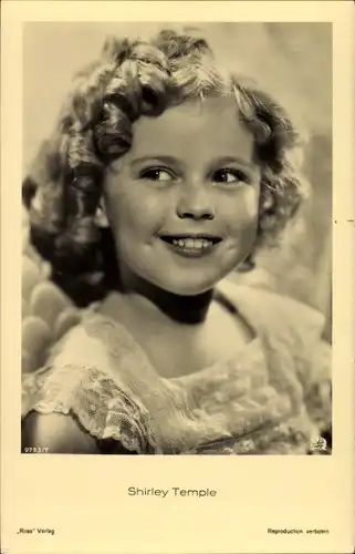 Ak Schauspielerin Shirley Temple, Portrait