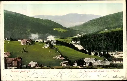 Ak Spindleruv Mlýn Spindlermühle Spindelmühle Riesengebirge Region Königgrätz, Friedrichsthal