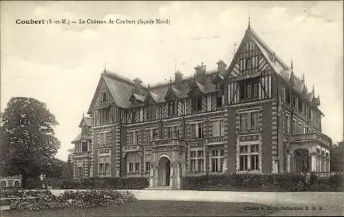 Ak Coubert Seine et Marne, Le Chateau de Coubert