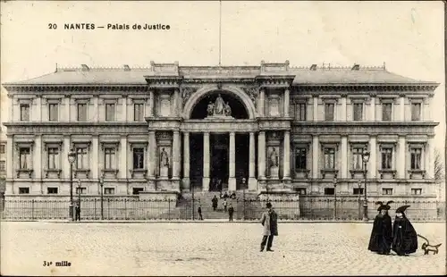 Ak Nantes Loire Atlantique, Palais de Justice