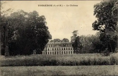 Ak Voisenon Seine et Marne, Le Chateau