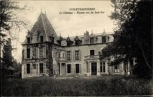 Ak Courtempierre Loiret, Le Chateau