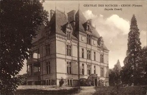 Ak Cenon sur Vienne, Chateau des Sources