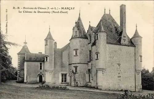 Ak Marcay Indre et Loire, Le Chateau de Dauconnay