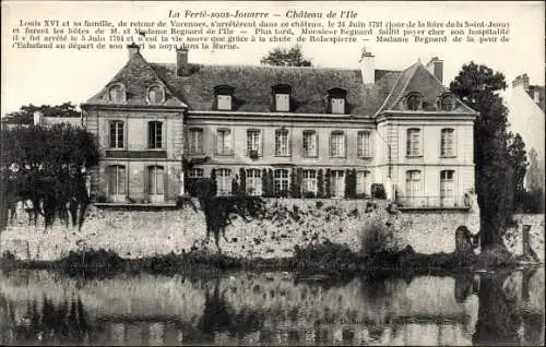 Ak La Ferte sous Jouarre Seine et Marne, Chateau de l'Ile