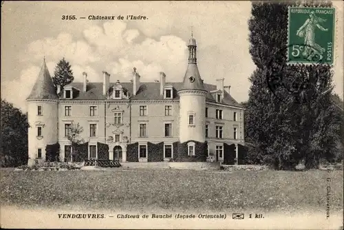 Ak Vendœuvres Vendoeuvres Indre, Chateau de Bauche
