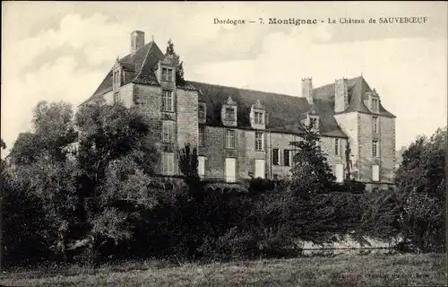 Ak Montignac Dordogne, Le Chateau de Sauveboeuf