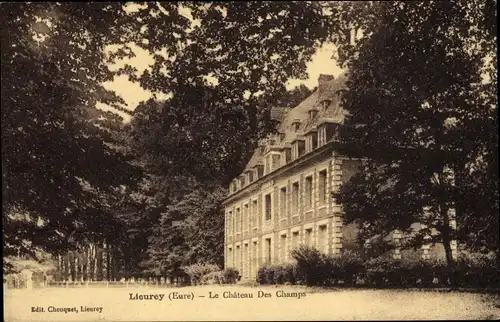 Ak Lieurey Eure, Le Chateau Des Champs