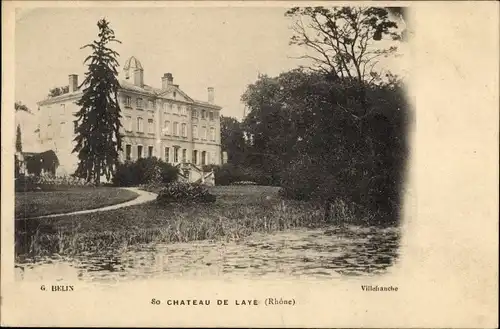 Ak Rhône Frankreich, Chateau de Laye