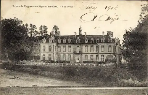 Ak Bignan Morbihan, Chateau de Kerguenec