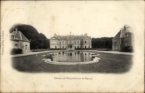 Ak Locminé Morbihan, Chateau de Kerguehennec en Bignan