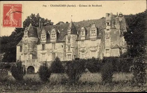 Ak Chahaignes Sarthe, Château de Benehart