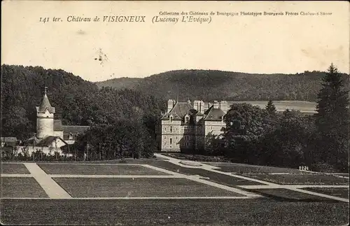 Ak Lucenay l'Évêque Saône et Loire, Chateau de Visigneux