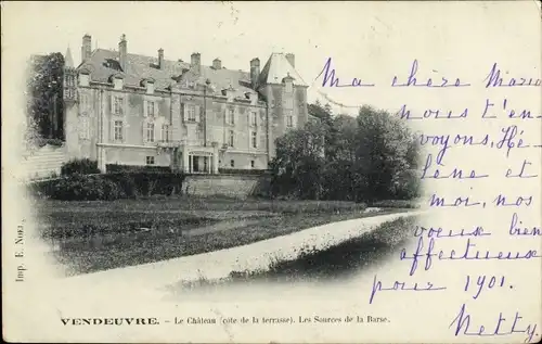 Ak Vendeuvre Aube, Le Chateau