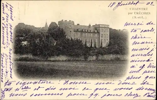 Ak Chaintre Saône et Loire, Le Chateau