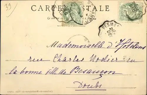 Ak Montmirey la Ville Jura, Le Chateau